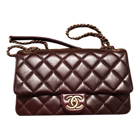 sac chanel bordeaux